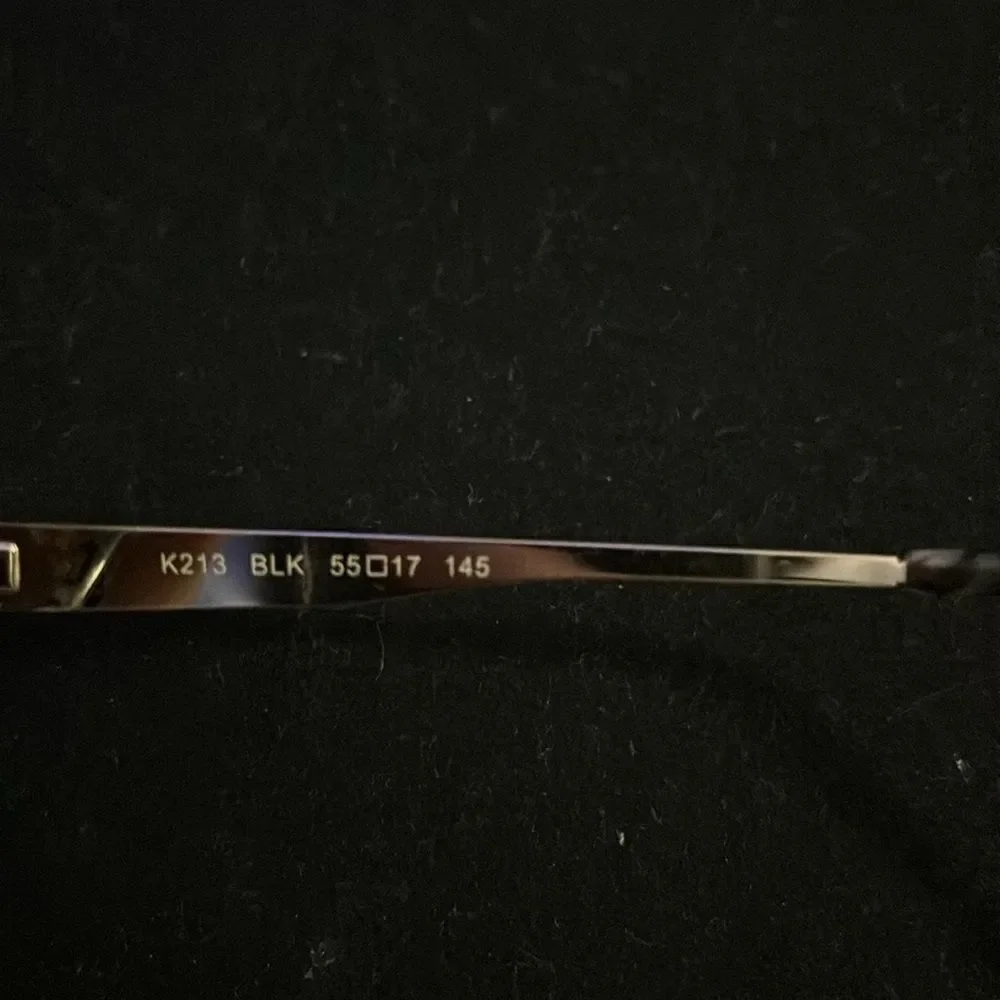 Kay Unger Prescribed Prescription Glasses Gold & Black Metallic Shimmer Glasses